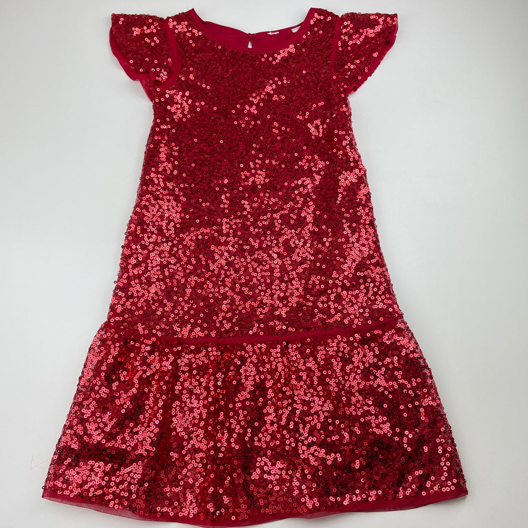 H&m red sale dress girl