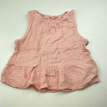 Load image into Gallery viewer, Girls Anko, pink crinkle cotton summer top, FUC, size 9,  