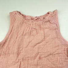 Load image into Gallery viewer, Girls Anko, pink crinkle cotton summer top, FUC, size 9,  