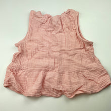 Load image into Gallery viewer, Girls Anko, pink crinkle cotton summer top, FUC, size 9,  