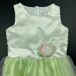 Girls ODEL Girl, lined organza formal / flower girl dress, small marks back skirt, FUC, size 10-12, L: 82cm