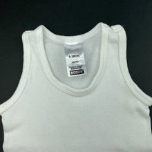 Load image into Gallery viewer, unisex Bonds, white cotton singletsuit / romper, GUC, size 000,  