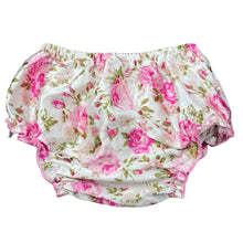 Load image into Gallery viewer, Girls floral, lightweight ruffle bloomers / nappy cover, GUC, size 0-1,  