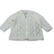Load image into Gallery viewer, Girls handmade, knitted cardigan, armpit to armpit: 24cm, GUC, size 000,  