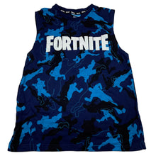 Load image into Gallery viewer, Boys FORTNITE, blue cotton tank top, EUC, size 10,  