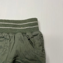 Load image into Gallery viewer, unisex Cotton On, khaki lightweight cotton shorts, elasticated, GUC, size 00,  