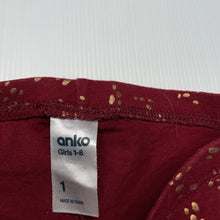Load image into Gallery viewer, Girls Anko, stretchy leggings / bottoms, elasticated, GUC, size 1,  