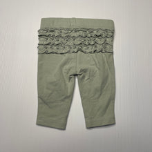 Load image into Gallery viewer, Girls Cotton On, ruffle leggings / bottoms, elasticated, EUC, size 0000,  