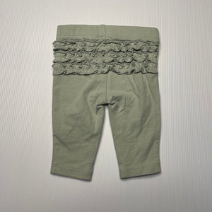 Girls Cotton On, ruffle leggings / bottoms, elasticated, EUC, size 0000,  