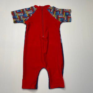 Boys Thomas & Friends, all-in-one rashie suit, EUC, size 0,  