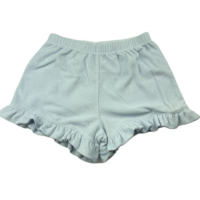 Girls Target, light blue terry shorts, elasticated, EUC, size 6,  