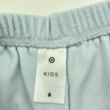 Load image into Gallery viewer, Girls Target, light blue terry shorts, elasticated, EUC, size 6,  