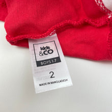 Load image into Gallery viewer, Boys Kids &amp; Co, cotton Christmas t-shirt / top, EUC, size 2,  