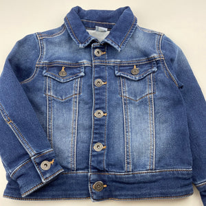 Boys Anko, blue stretch denim jacket, EUC, size 3,  