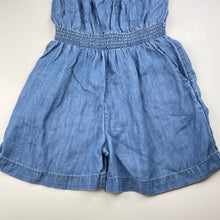 Load image into Gallery viewer, Girls GAP, blue lyocell summer playsuit, GUC, size 8-9,  