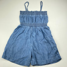 Load image into Gallery viewer, Girls GAP, blue lyocell summer playsuit, GUC, size 8-9,  