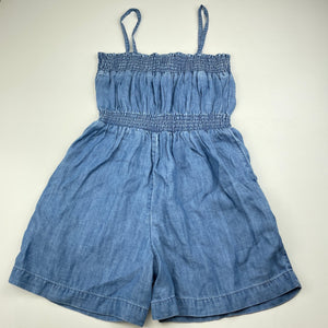 Girls GAP, blue lyocell summer playsuit, GUC, size 8-9,  