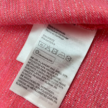 Load image into Gallery viewer, Girls H&amp;M, pink &amp; silver metallic lightweight cardigan, L: 39cm, EUC, size 2,  