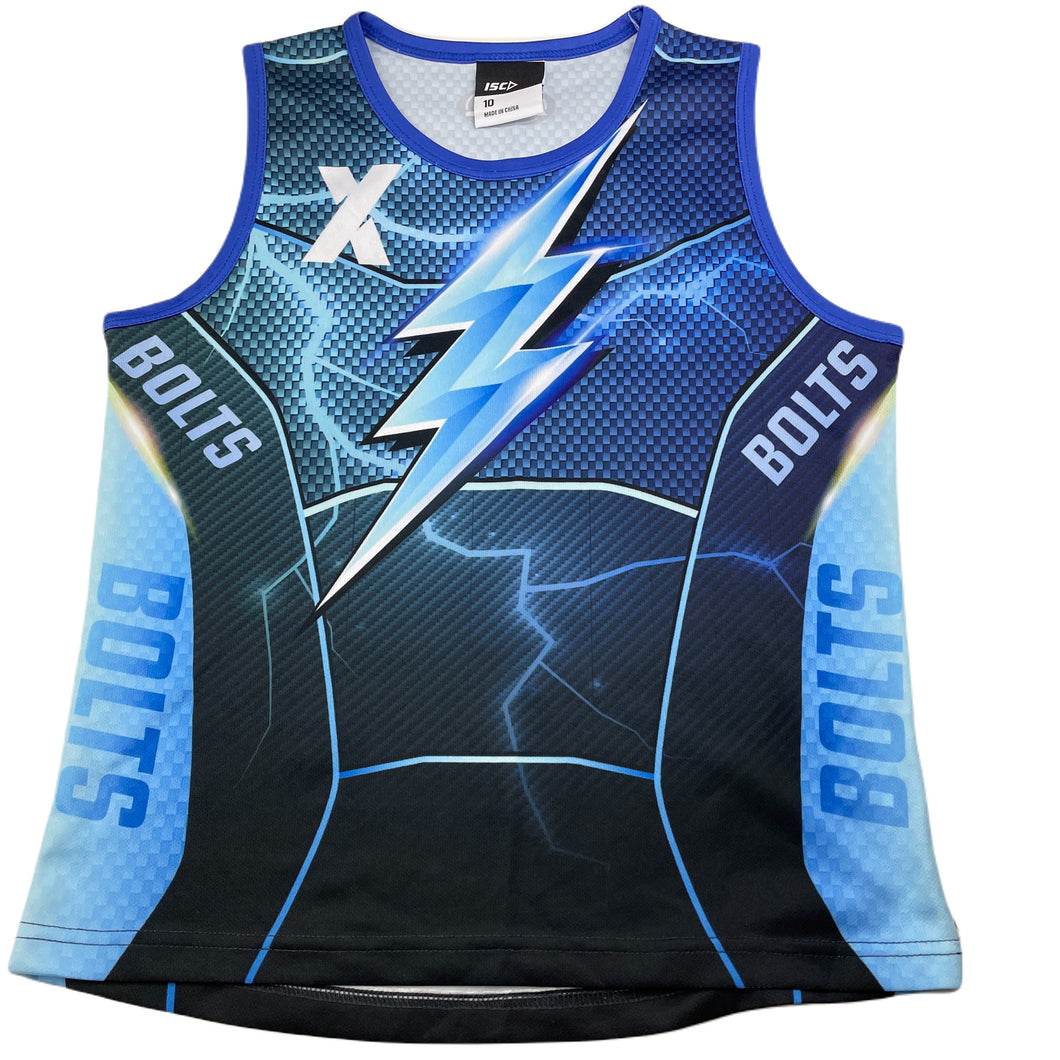 Boys ISC, BOLTS AFL /sports top, EUC, size 10,  