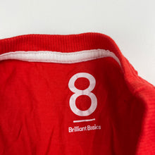 Load image into Gallery viewer, Boys Brilliant Basics, red cotton t-shirt / top, skate, EUC, size 8,  