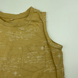 Boys Anko, cotton singlet / tank top, EUC, size 3,  