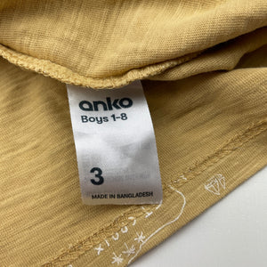 Boys Anko, cotton singlet / tank top, EUC, size 3,  