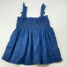 Load image into Gallery viewer, Girls Zara, blue cotton summer top, EUC, size 9,  