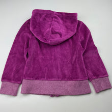 Load image into Gallery viewer, Girls King Kow, velour zip hoodie sweater, EUC, size 6,  