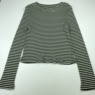 Girls Seed, striped long sleeve top, EUC, size 12,  