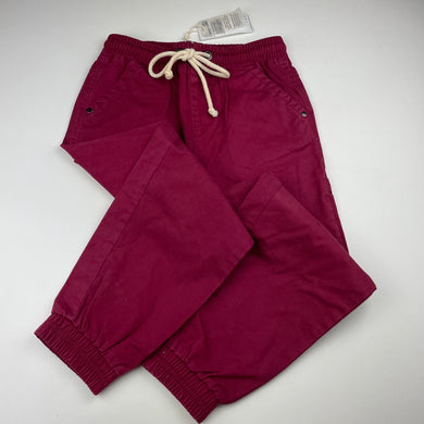 Boys Pumpkin Patch, stretch cotton casual pants, elasticated, Inside leg: 50cm, NEW, size 6,  