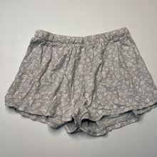 Load image into Gallery viewer, Girls Seed, grey floral cotton pyjama shorts, GUC, size 12,  
