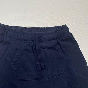 Boys Dymples, navy cotton shorts, elasticated, EUC, size 2,  