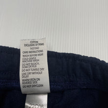 Load image into Gallery viewer, Boys Dymples, navy cotton shorts, elasticated, EUC, size 2,  