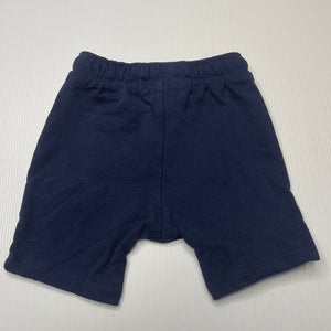 Boys Dymples, navy cotton shorts, elasticated, EUC, size 2,  