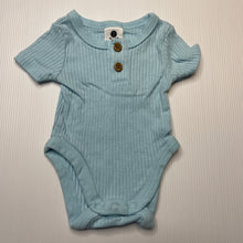 Load image into Gallery viewer, unisex Dymples, ribbed cotton bodysuit / romper, EUC, size 00000,  