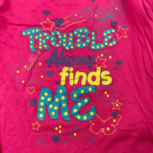 Load image into Gallery viewer, Girls Fun Spirit, pink cotton long sleeve t-shirt / top, FUC, size 6,  