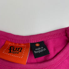 Load image into Gallery viewer, Girls Fun Spirit, pink cotton long sleeve t-shirt / top, FUC, size 6,  