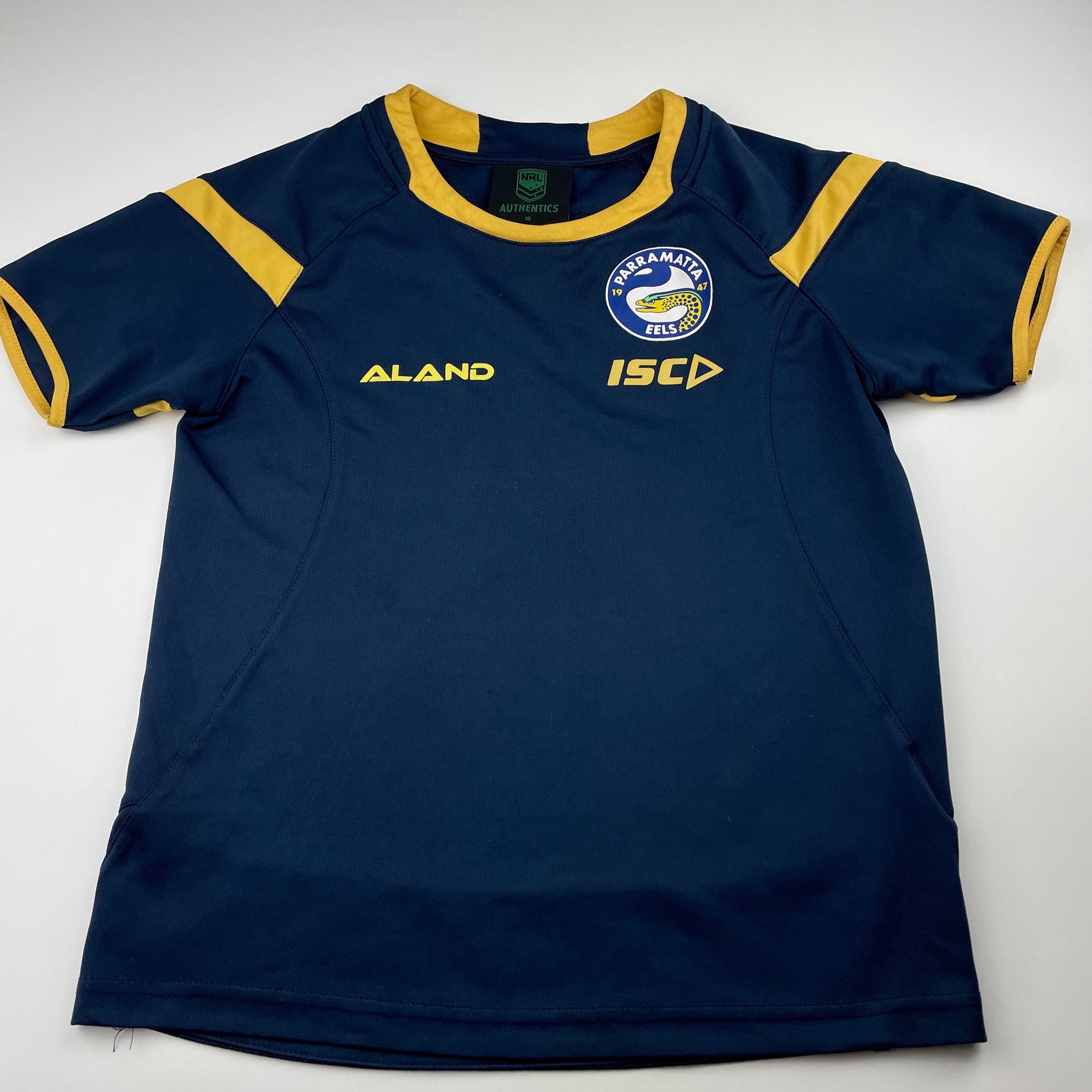 NRL Authentics Parramatta Eels sports top GUC size 10