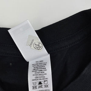 Boys AS Colour, black cotton t-shirt / top, Drummoyne Power, EUC, size 8,  