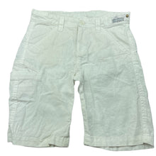 Load image into Gallery viewer, Boys YCC-0214, white linen / cotton shorts, adjustable, GUC, size 6,  
