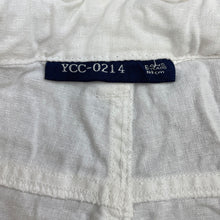 Load image into Gallery viewer, Boys YCC-0214, white linen / cotton shorts, adjustable, GUC, size 6,  