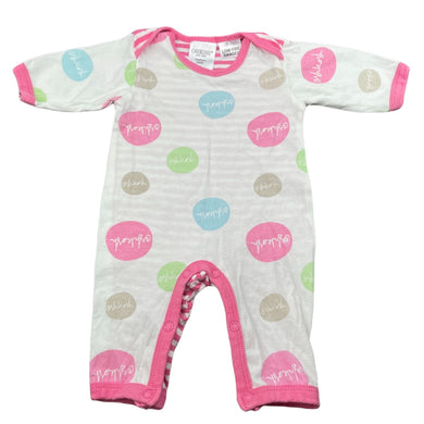 Girls Osh Kosh, cotton romper, GUC, size 0000,  