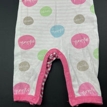 Load image into Gallery viewer, Girls Osh Kosh, cotton romper, GUC, size 0000,  