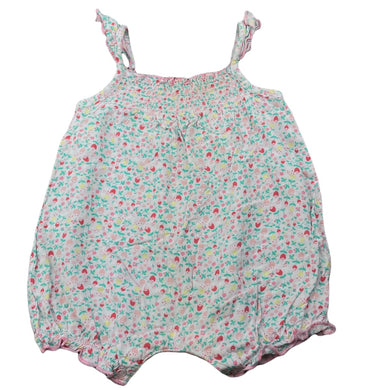 Girls Dymples, lightweight floral summer romper, GUC, size 00,  