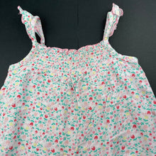 Load image into Gallery viewer, Girls Dymples, lightweight floral summer romper, GUC, size 00,  
