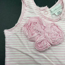 Load image into Gallery viewer, Girls Plum Precious, pink &amp; white stripe summer top, FUC, size 0000,  