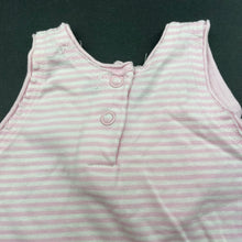 Load image into Gallery viewer, Girls Plum Precious, pink &amp; white stripe summer top, FUC, size 0000,  