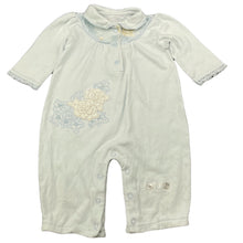 Load image into Gallery viewer, Girls Mi&#39;Des, embroidered cotton romper, FUC, size 3 months,  