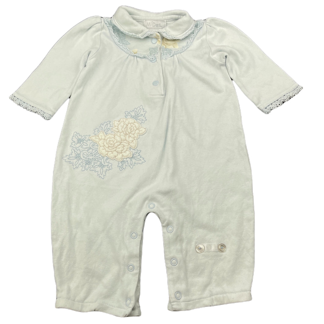 Girls Mi'Des, embroidered cotton romper, FUC, size 3 months,  