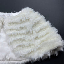 Load image into Gallery viewer, Girls Origami, faux fur cape / jacket, L: 18cm, FUC, size 1-2,  